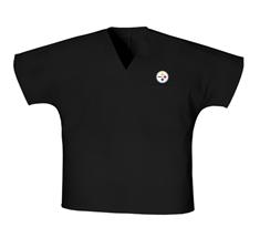 Pittsburgh Steelers Unisex V-Neck Top Scrubs